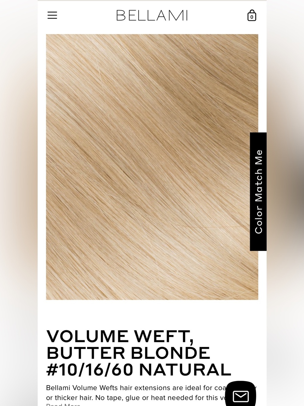 👩🦳BELLAMI 22” ‘Butter Blonde’ Volume Weft sew in Hair Extension 33 grams👩🦳